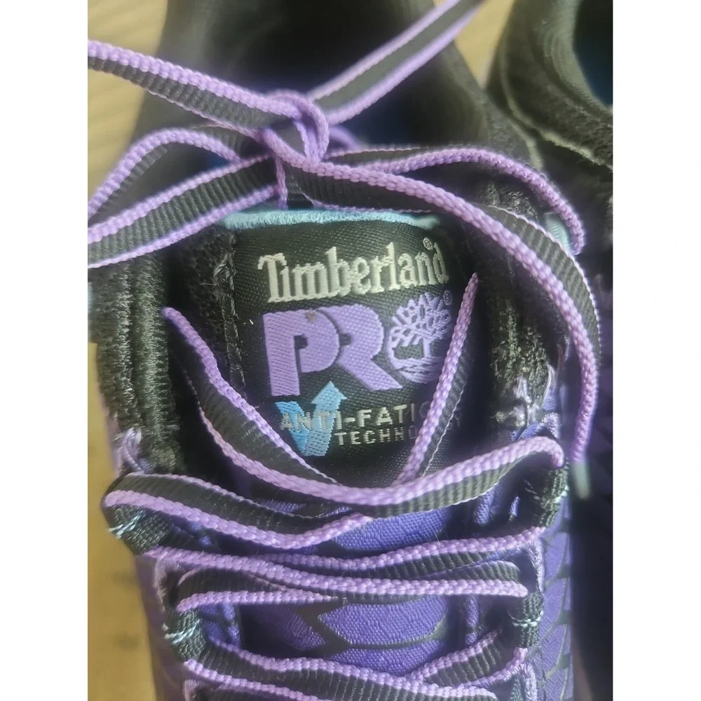 Timberland Pro Sneaker 7 Purple Powertrain Sport Alloy Toe Work Anti Fatigue SD+